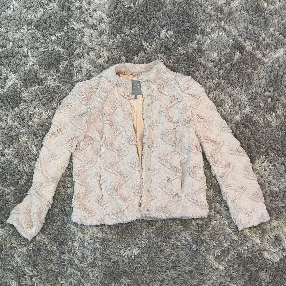 Lemon Tart Faux Fur Jacket